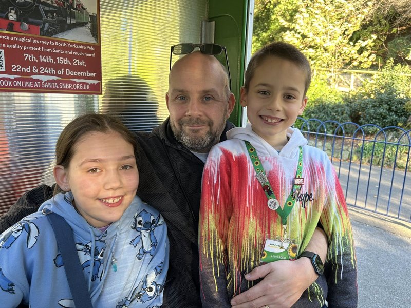 Michael with family
