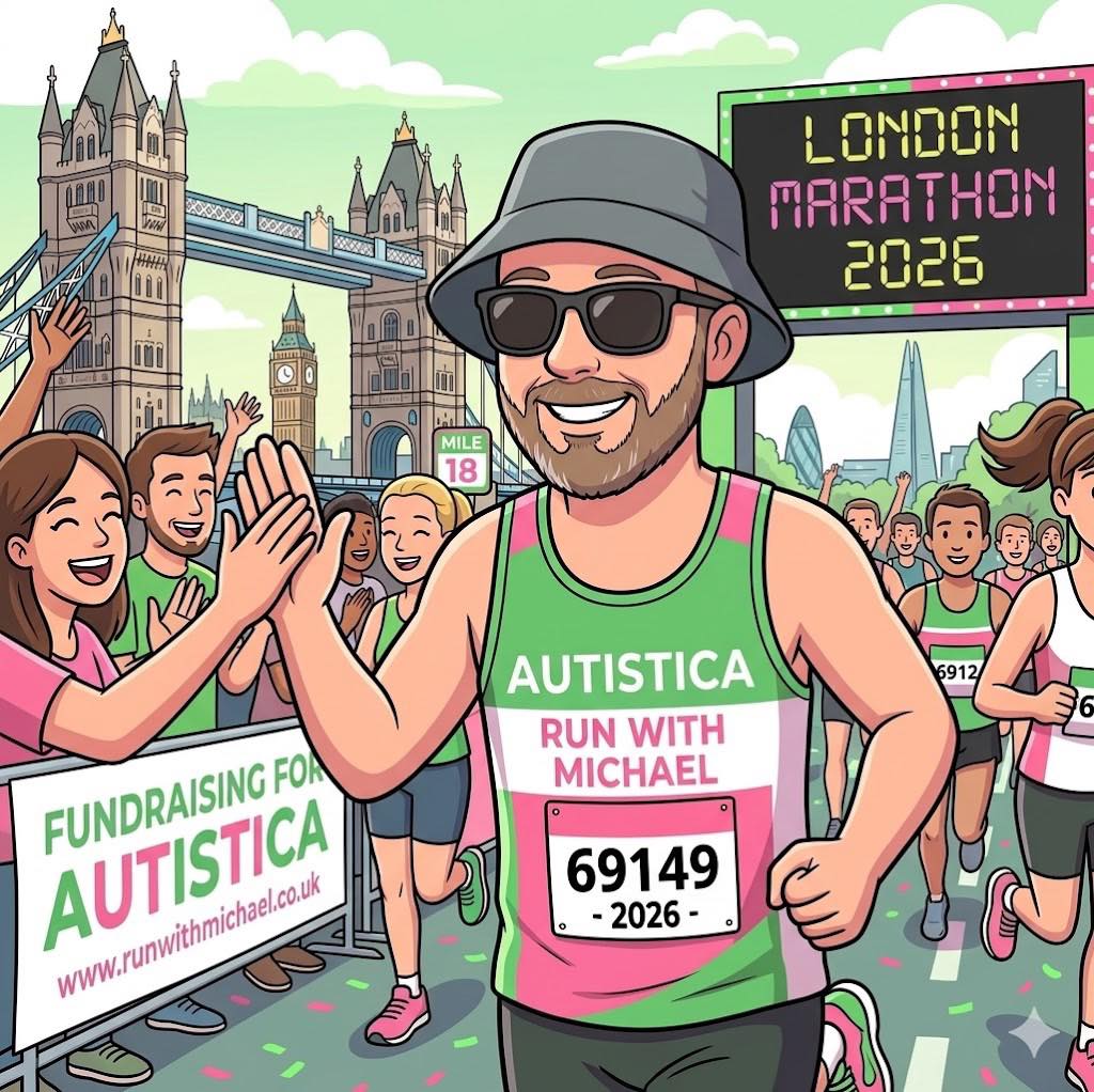 Michael running London Marathon